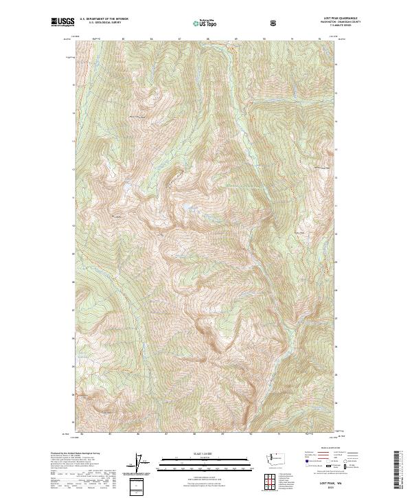 Lost Peak 2023 topographic map thumbnail