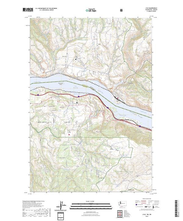 Lyle 2023 topographic map thumbnail