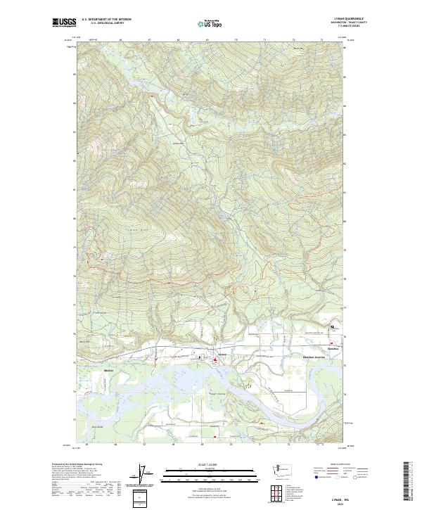 Lyman topographic map thumbnail