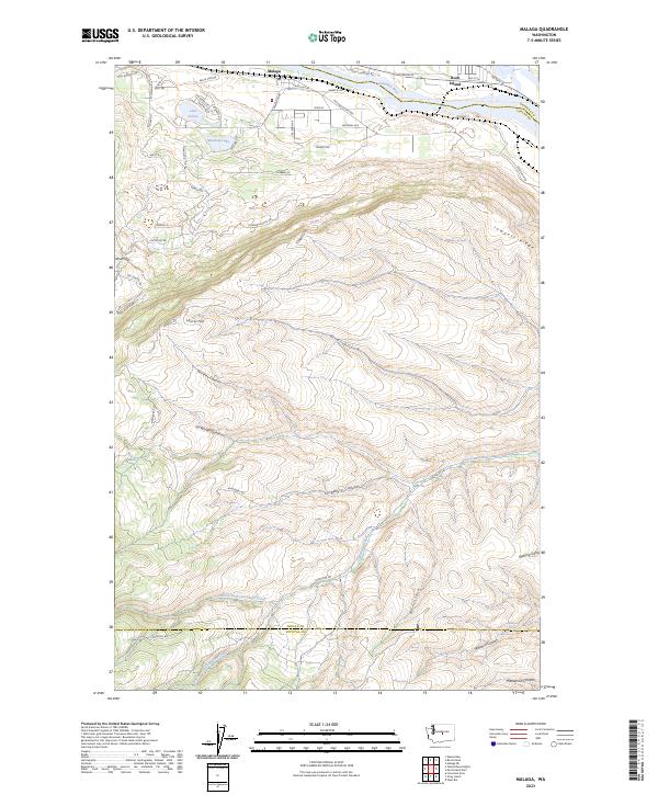 Malaga 2023 topographic map thumbnail