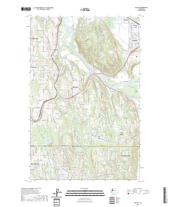 Maltby 2023 topographic map thumbnail