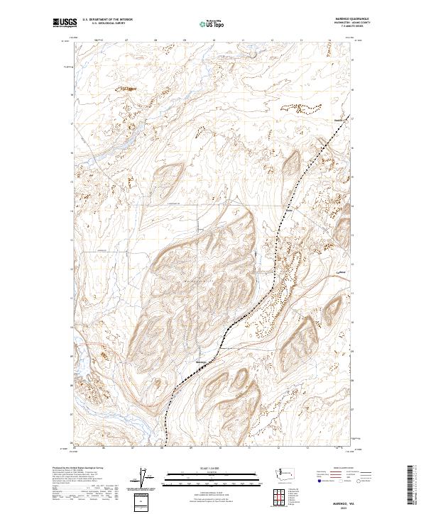 Marengo topographic map thumbnail