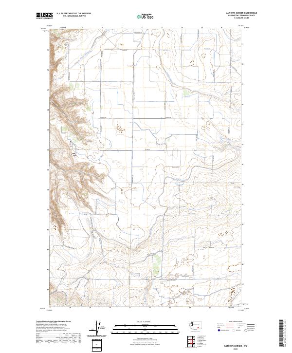 Mathews Corner topographic map thumbnail