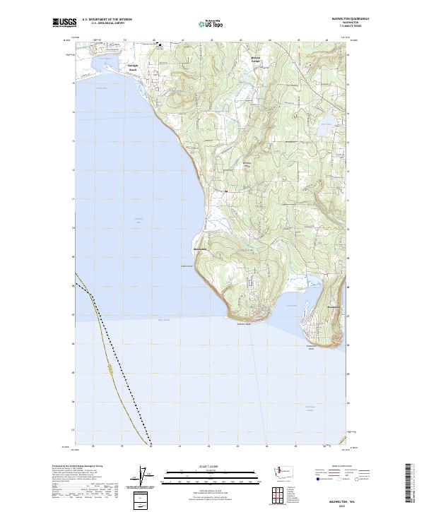 Maxwelton 2023 topographic map thumbnail