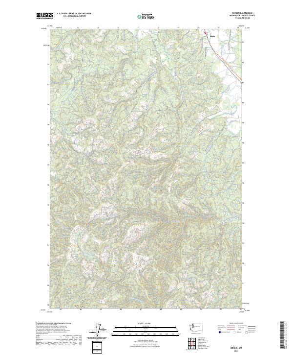 Menlo topographic map thumbnail