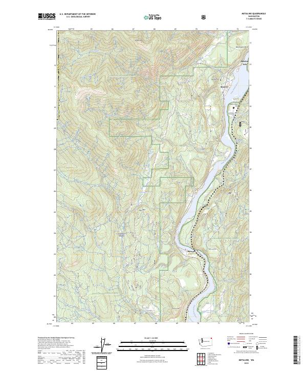 Metaline 2023 topographic map thumbnail