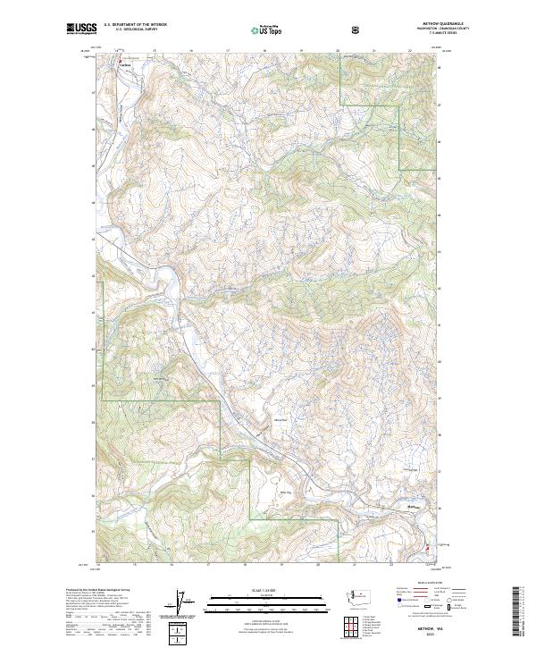 Methow 2023 topographic map thumbnail