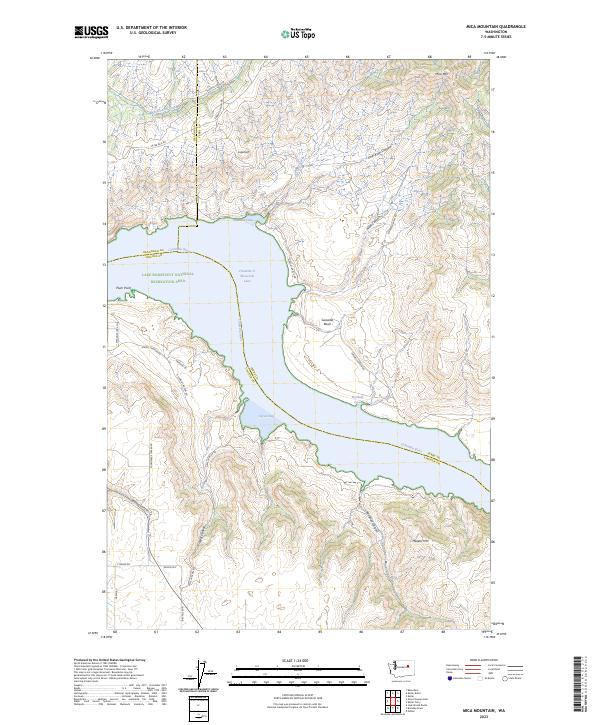 Mica Mountain topographic map thumbnail