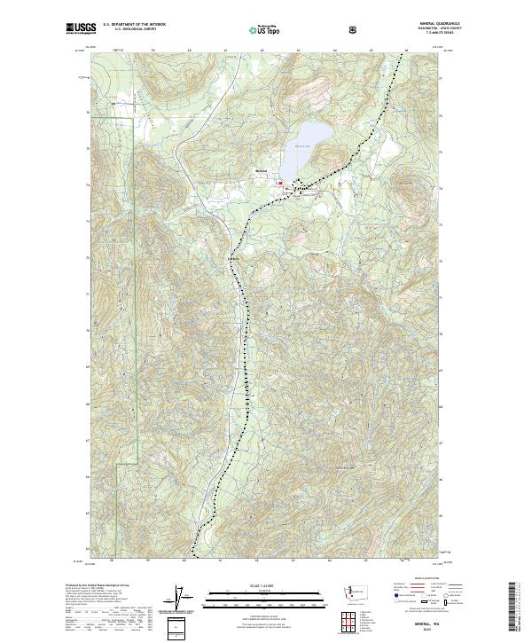 Mineral topographic map thumbnail