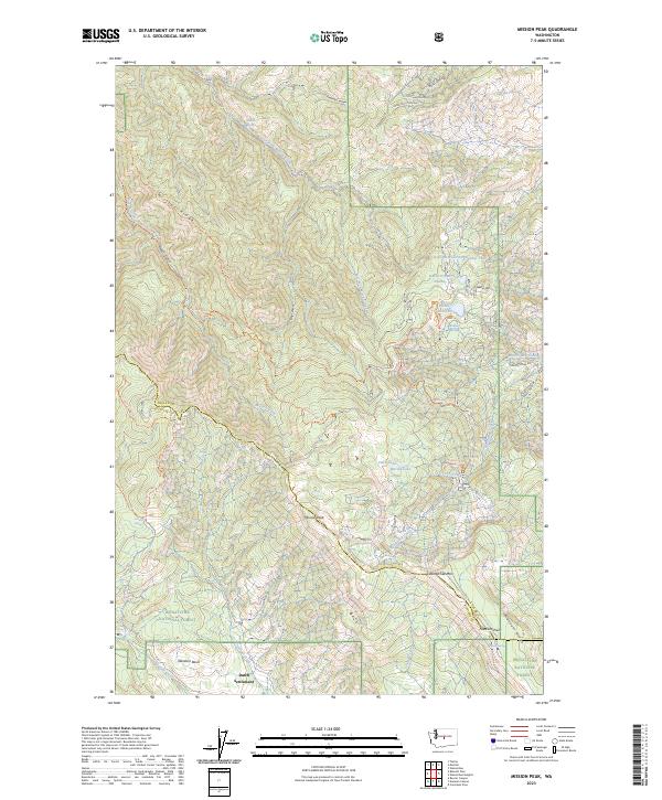 Mission Peak 2023 topographic map thumbnail