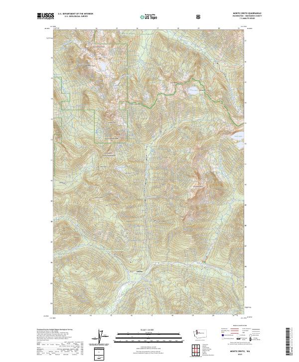 Monte Cristo 2023 topographic map thumbnail