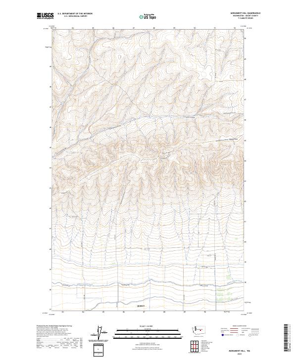 Monument Hill 2023 topographic map thumbnail