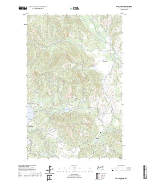Moon Mountain 2023 topographic map thumbnail