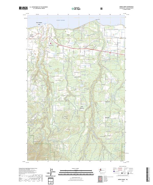 Morse Creek 2023 topographic map thumbnail