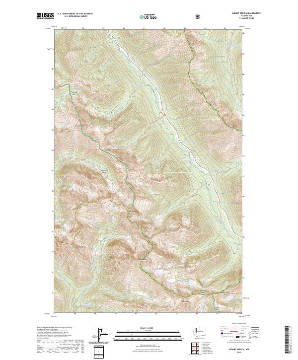 Mount Arriva topographic map thumbnail