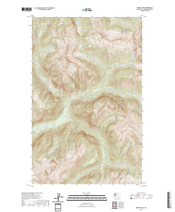 Mount Blum 2023 topographic map thumbnail