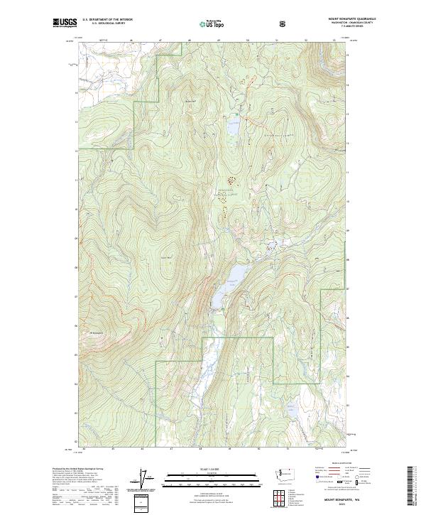 Mount Bonaparte topographic map thumbnail