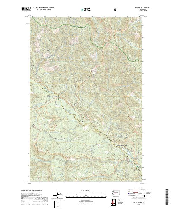 Mount Clifty topographic map thumbnail