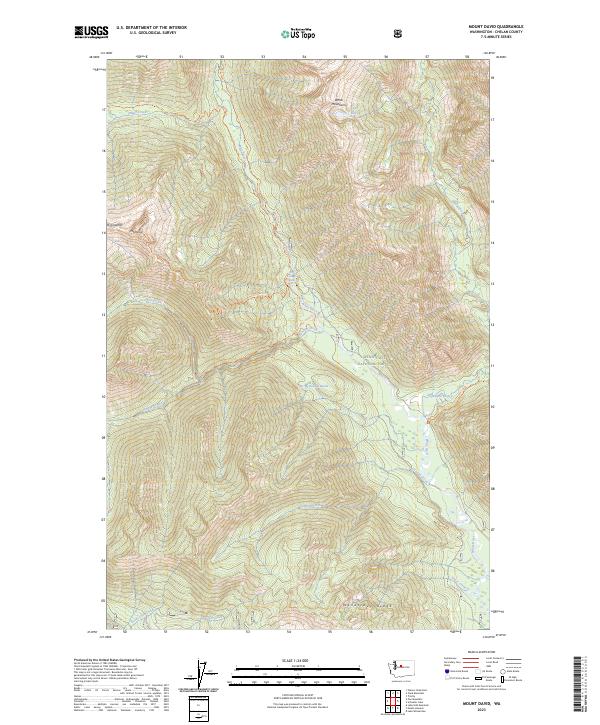 Mount David 2023 topographic map thumbnail