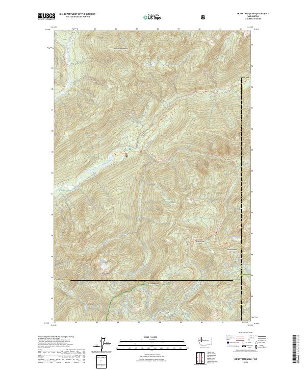 Mount Hoquiam 2023 topographic map thumbnail