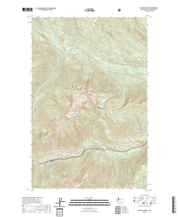 Mount Howard 2023 topographic map thumbnail