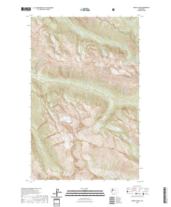 Mount Logan topographic map thumbnail