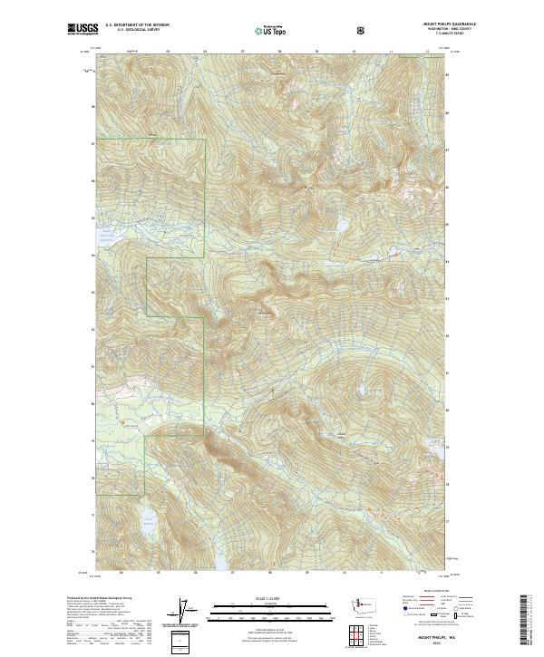Mount Phelps topographic map thumbnail