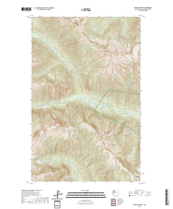 Mount Prophet 2023 topographic map thumbnail