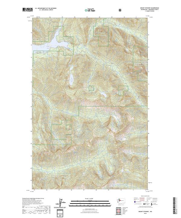 Mount Stickney 2023 topographic map thumbnail