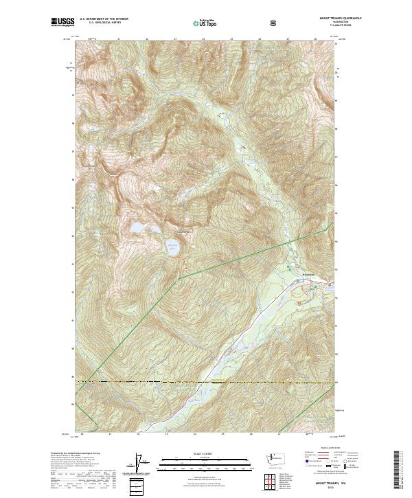 Mount Triumph 2023 topographic map thumbnail