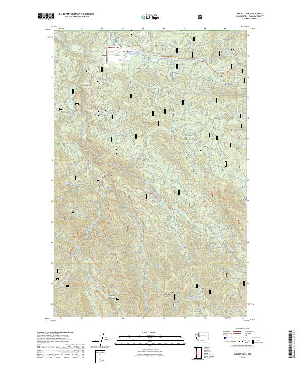 Mount Zion 2023 topographic map thumbnail