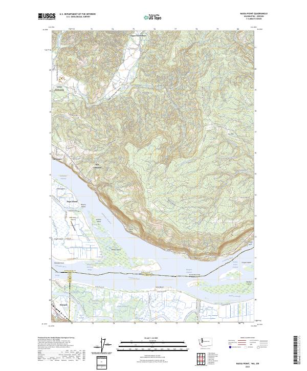 Nassa Point topographic map thumbnail