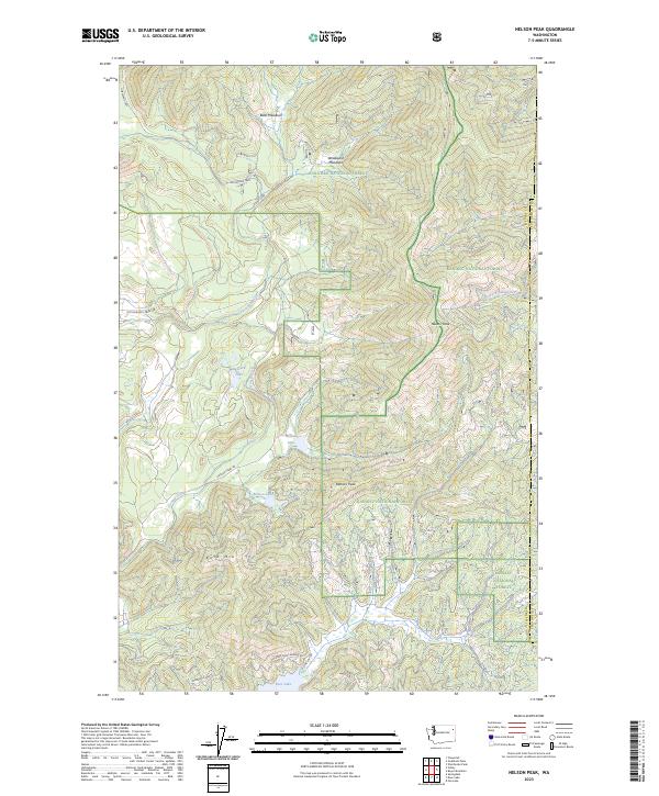 Nelson Peak topographic map thumbnail