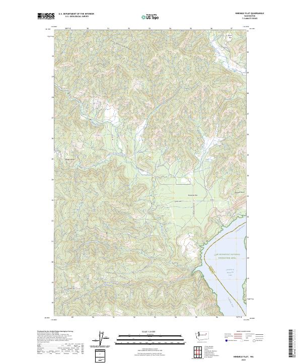 Ninemile Flat topographic map thumbnail