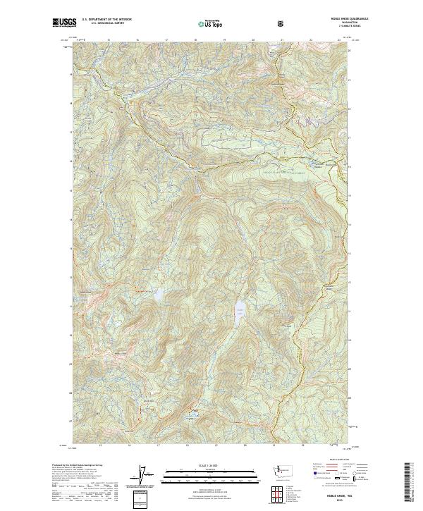 Noble Knob 2023 topographic map thumbnail