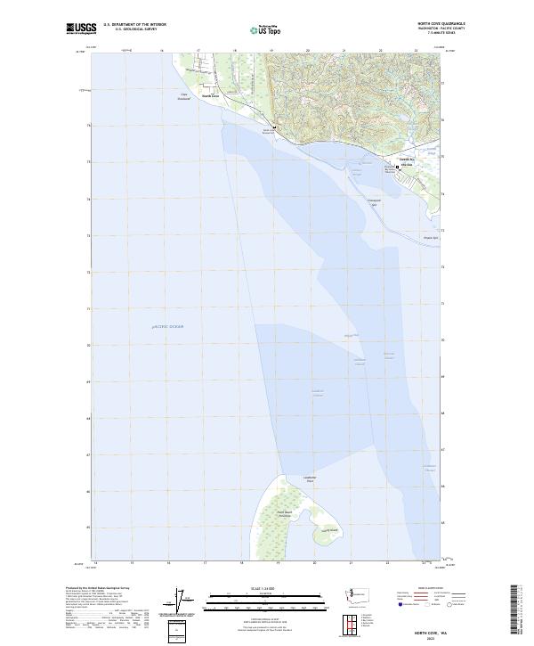 North Cove topographic map thumbnail