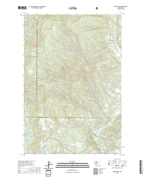 Penny Ridge topographic map thumbnail