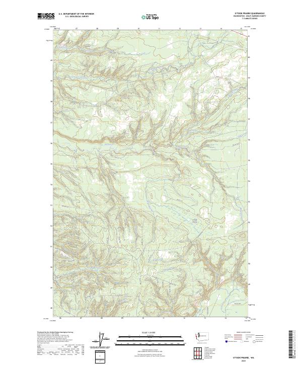 O'Took Prairie topographic map thumbnail
