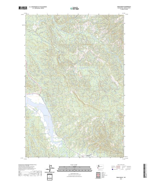 Oman Ranch topographic map thumbnail