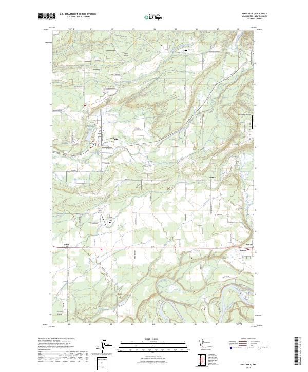 Onalaska topographic map thumbnail