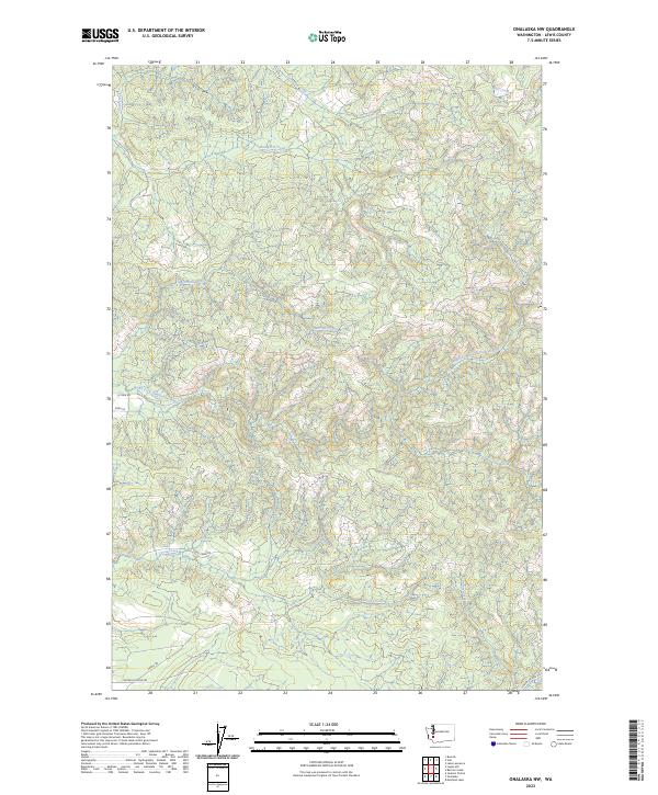 Onalaska NW topographic map thumbnail