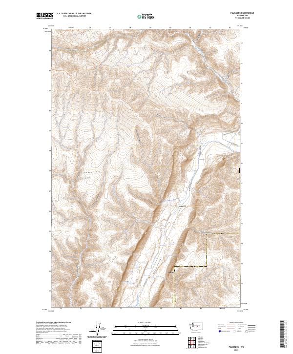 Palisades 2023 topographic map thumbnail