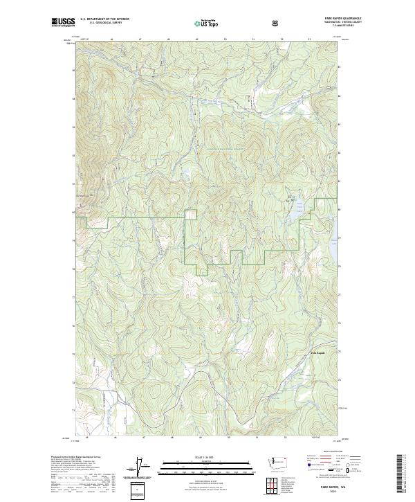 Park Rapids topographic map thumbnail