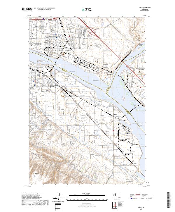 Pasco topographic map thumbnail