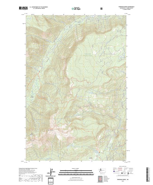 Pinegrass Ridge 2023 topographic map thumbnail