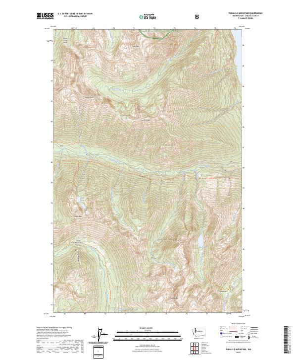 Pinnacle Mountain 2023 topographic map thumbnail