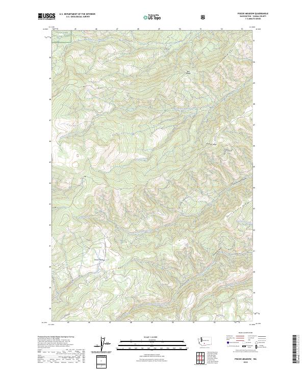 Piscoe Meadow topographic map thumbnail