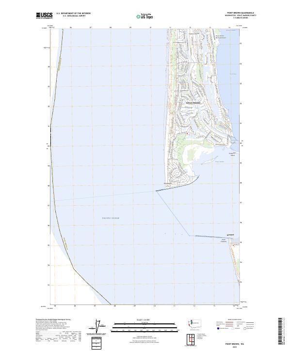 Point Brown topographic map thumbnail