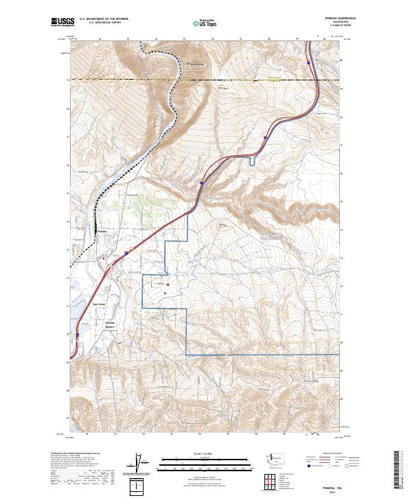 Pomona topographic map thumbnail
