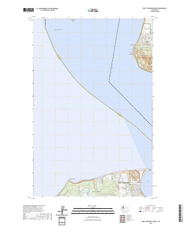 Port Townsend North topographic map thumbnail